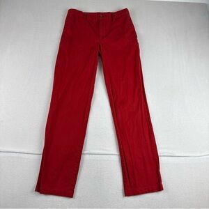 Polo Ralph Lauren Womens Red Chino Pants Sz 18 fits 28*28 Preppy  *Read Desc*